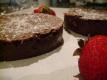 One Layer Chocolate Sour Cream Cake