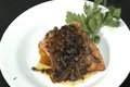 How To Make Seared Salmon And Salmon With Balsamic Onion Glaze