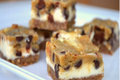 Cookie Dough Cheesecake Bars with Pecan Crust 