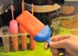 Fresh Orange Raspberry Popsicles