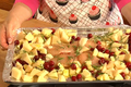 How To Make Orange Honey Chicken With Cranberries & Apples