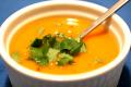 Fall's Orange Kumara Carrot and Lenil Soup 