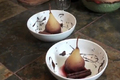 Organic Red Wine Poached Pears