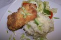 How to Make Oven Fried Chicken with Loaded Mashed Potatoes