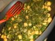 Palak Chhole or Chana (Spinach and Chick Peas Curry)