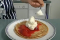 Pancakes with Poached Plums