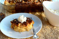 Panettone Bread Pudding with Rum Hard Sauce