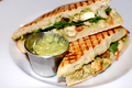 Low-Fat Chicken and Pesto Panini