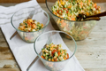 Papaya, Chickpea and Feta Salad