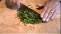 How to chop parsley