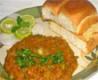 Pav Bhaji (flat Buns With Dry Mix Veg Curry)