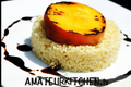 Grilled Peaches with Couscous and Balsamic Reduction