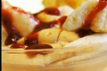 Peanut Butter Mousse with Banana-Raspberry Delight