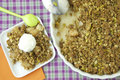 Thanksgiving Dessert Pear Pistachio Crisp