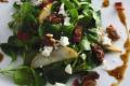 Asian Pear, Mache, Feta, & Bacon Salad with Coarse-grain Mustard & Molasses Vinaigrette 