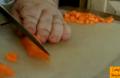 Peeling And Cutting Carrot