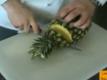Peeling And Cutting Pineapple
