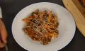 Italian Penne With Roasted Eggplant & Mushroom Ragout