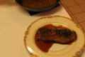 Pan-Fried Peppercorn Steak with Bourbon Sauce
