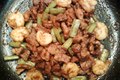 Stir-Fried Pork And Prawns With Wing Beans