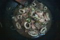 Stir-Fried Squid With Chili And Basil Leaves