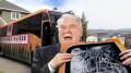 Attacked By Hunger Pangs John Madden Eats Up Luxury Bus !
