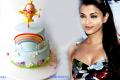 Aishwarya And Cake