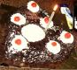 Black Forest Heart Birthday Cake