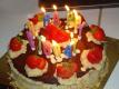 Happy Birthday Strawberry Cake