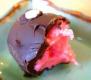 Chocolate Easter Eggs With Pink Filling