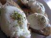 Poached Eggs With Moccha Salt