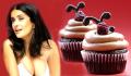 Salma Hayek With Cupcake
