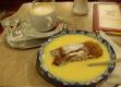 Apple Strudel With Vanilla Sauce