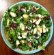 Apple Walnut Cheese Lettuce Salad