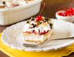 Strawberry Banana Splite Cake