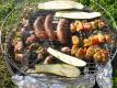Barbecue Meat And Vegetable