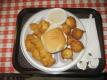 Basket Chicken Fingers Hush Puppies
