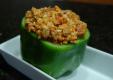 Bell Peppers Filled With Ham And Rice