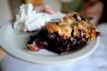 Blueberry Pie With Whipped Cream