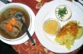 Boiled Beef With Apple Horseradish, Chive Sauce