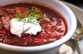 Borscht With Sour Cream
