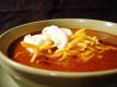 Bowl Of Chili With Sour Cream And Cheese