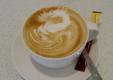 Cappuccino With Decor Dragon