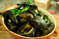 Charcoal Cooked Mussels