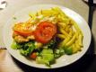 Chicken Breast With Mozzarella And Tomato, French Fries