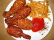 Chicken Broast With Ketchup And Finger Chips