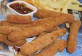 Chicken Fries With Barbeque Sauce