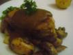Chicken With Brown Sauce & Mushrooms