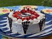 Chocolate Cake With Strawberries