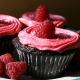 Chocolate Cupcakes With Raspberry Buttercream